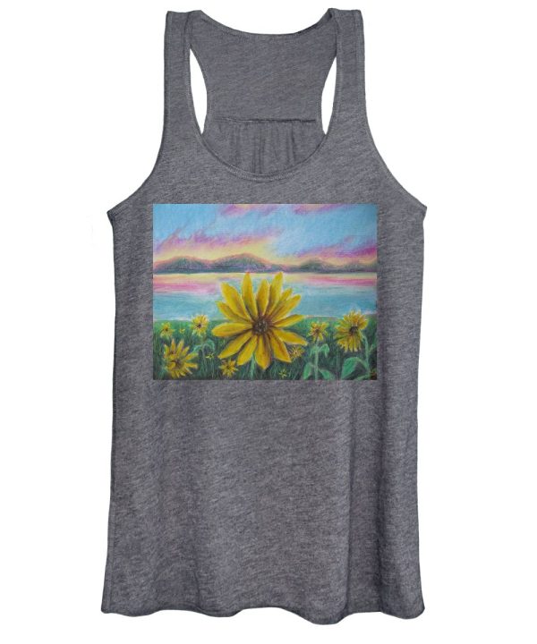 Setting Sunflower - Women s Tank Top For Discount