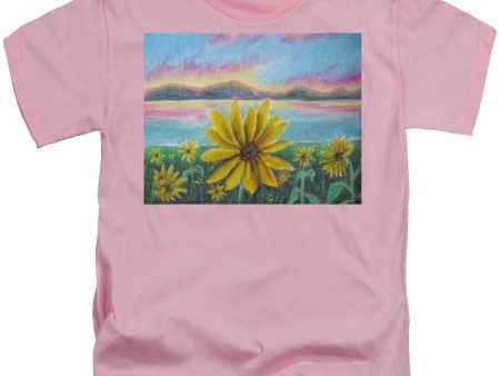 Setting Sunflower - Kids T-Shirt Sale