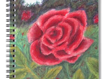 Field of Roses - Spiral Notebook Cheap