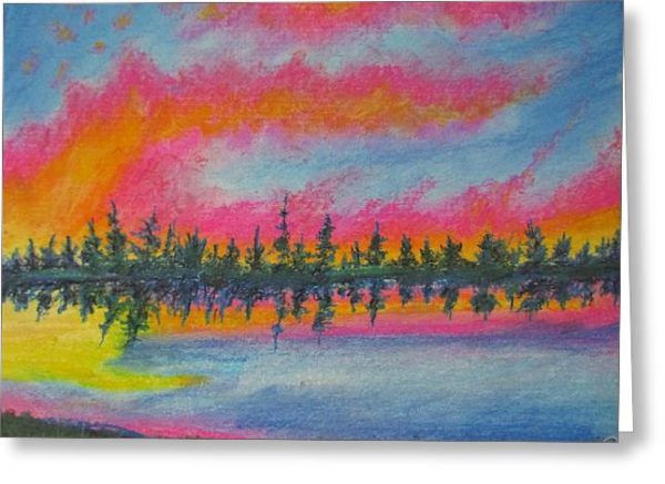 Candycane Sunset - Greeting Card Online Hot Sale