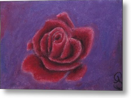 Rosy Rose ~ Metal Print Hot on Sale