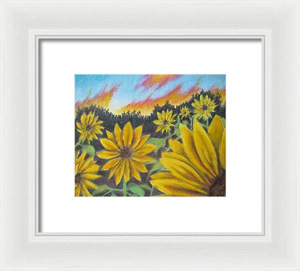 Sunflower Hue - Framed Print Online now