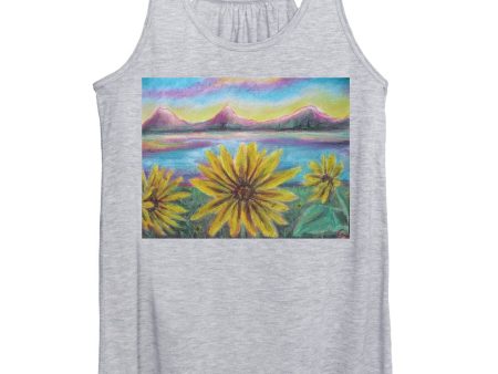 Sunflower Set - Women s Tank Top For Cheap