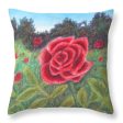 Field of Roses - Throw Pillow Supply