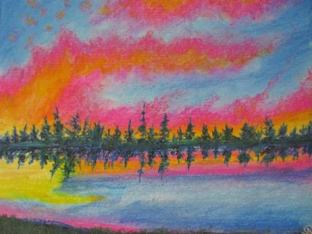 Candycane Sunset ~ Art Print Fashion