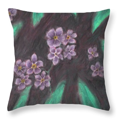 Forget Me Not - Throw Pillow Fashion