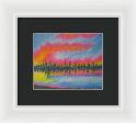 Candycane Sunset - Framed Print Fashion