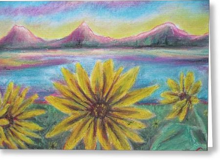 Sunflower Set - Greeting Card on Sale