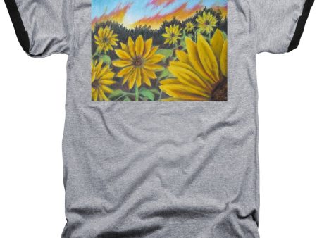 Sunflower Hue - Baseball T-Shirt Hot on Sale