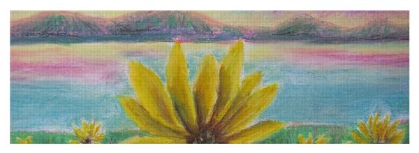 Setting Sunflower - Yoga Mat Online Hot Sale