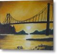 Bridge of Yellow ~ Metal Print For Cheap