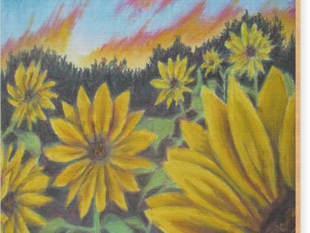 Sunflower Hue - Wood Print Online Sale