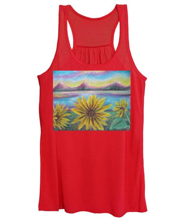 Sunflower Set - Women s Tank Top For Cheap