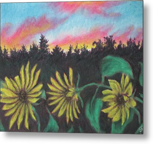 Flower Color Hour - Metal Print For Discount