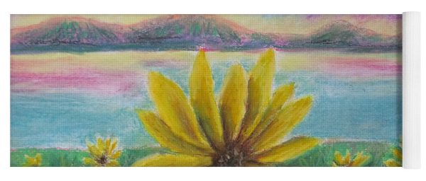 Setting Sunflower - Yoga Mat Online Hot Sale