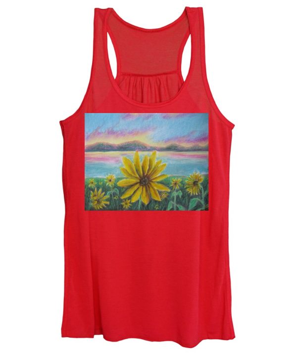 Setting Sunflower - Women s Tank Top For Discount