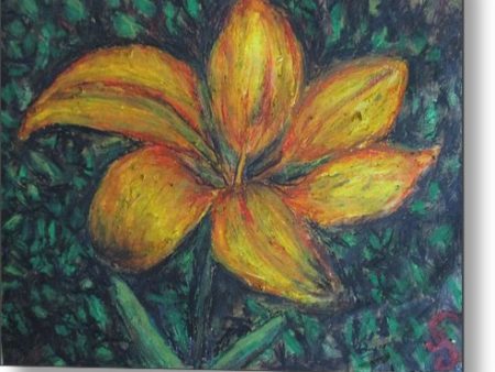 Yellow Petals - Metal Print Online now