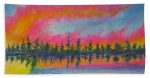 Candycane Sunset - Bath Towel on Sale