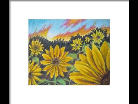 Sunflower Hue - Framed Print Online now