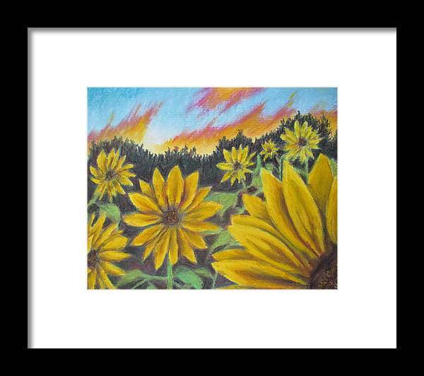 Sunflower Hue - Framed Print Online now