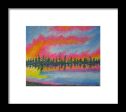 Candycane Sunset - Framed Print Fashion