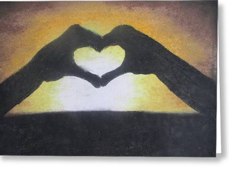 Heart of Sunset - Greeting Card Online Hot Sale