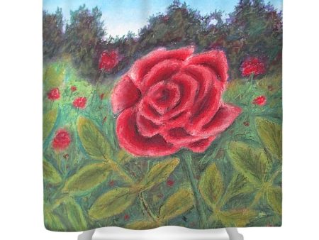 Field of Roses - Shower Curtain Online Sale