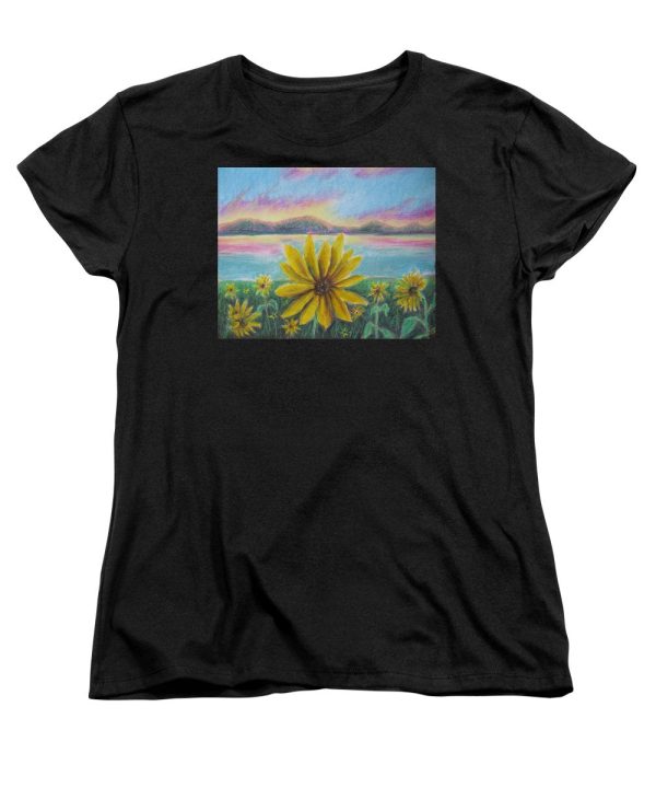 Setting Sunflower - Women s T-Shirt (Standard Fit) Cheap