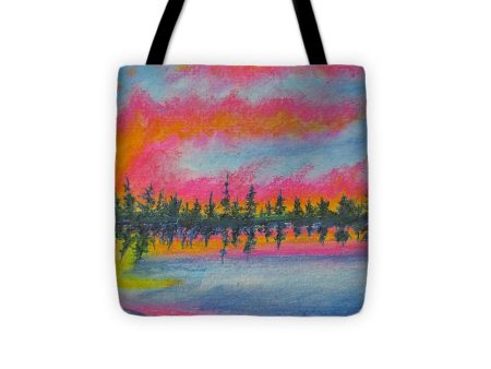 Candycane Sunset - Tote Bag Cheap