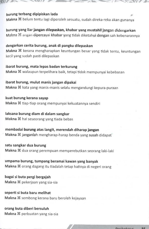 Kajian Peribahasa Dengan Latihan (PT3 & SPM) Supply