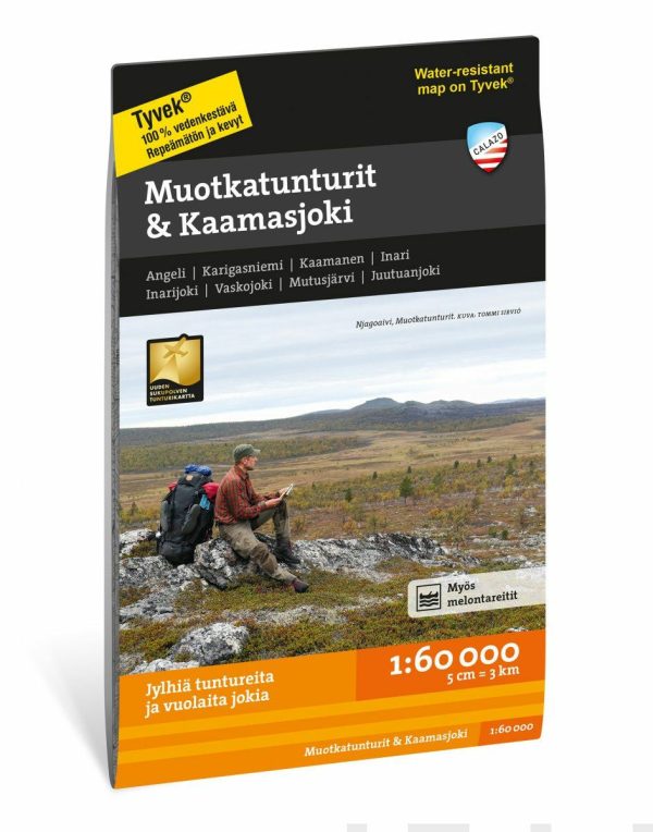 Muotkatunturit & Kaamasjoki 1:60 000 Online Hot Sale