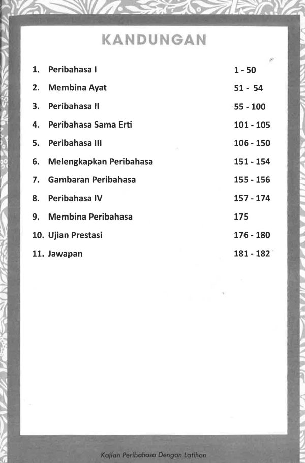 Kajian Peribahasa Dengan Latihan (PT3 & SPM) Supply