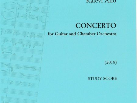 Concerto for guitar and chamber orchestra - Full score Sale