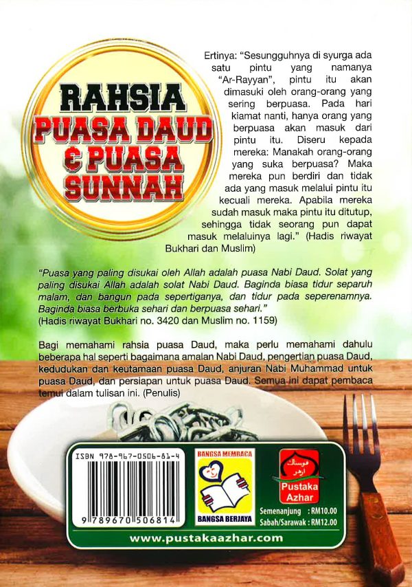 Rahsia Puasa Daud Dan Puasa Sunnah For Sale